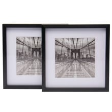 Matte Premium Metallicus 4 x 4" Metal Photo Frames (Set of 2)